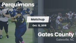 Matchup: Perquimans High vs. Gates County  2018