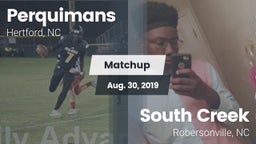 Matchup: Perquimans High vs. South Creek  2019