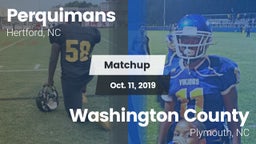 Matchup: Perquimans High vs. Washington County  2019