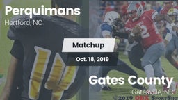 Matchup: Perquimans High vs. Gates County  2019