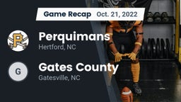 Recap: Perquimans  vs. Gates County  2022