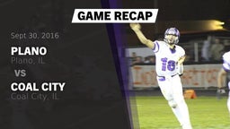 Recap: Plano  vs. Coal City  2016