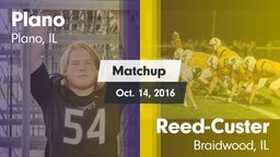 Matchup: Plano  vs. Reed-Custer  2016