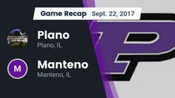 Recap: Plano  vs. Manteno  2017