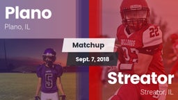 Matchup: Plano  vs. Streator  2018