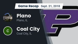 Recap: Plano  vs. Coal City  2018