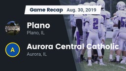 Recap: Plano  vs. Aurora Central Catholic 2019