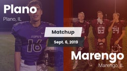 Matchup: Plano  vs. Marengo  2019