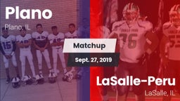 Matchup: Plano  vs. LaSalle-Peru  2019