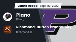 Recap: Plano  vs. Richmond-Burton Community  2022