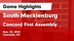 South Mecklenburg  vs Concord First Assembly Game Highlights - Nov. 23, 2018