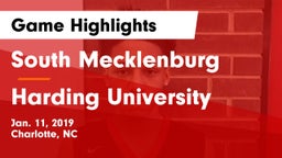 South Mecklenburg  vs Harding University  Game Highlights - Jan. 11, 2019