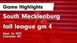 South Mecklenburg  vs fall league gm 4 Game Highlights - Sept. 16, 2023