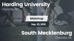 Matchup: Harding University vs. South Mecklenburg  2016