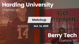 Matchup: Harding University vs. Berry Tech  2016