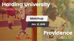Matchup: Harding University vs. Providence  2016
