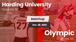 Matchup: Harding University vs. Olympic  2016