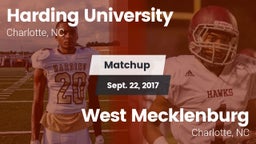 Matchup: Harding University vs. West Mecklenburg  2017