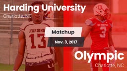 Matchup: Harding University vs. Olympic  2017