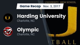 Recap: Harding University  vs. Olympic  2017