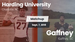 Matchup: Harding University vs. Gaffney  2018