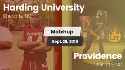 Matchup: Harding University vs. Providence  2018