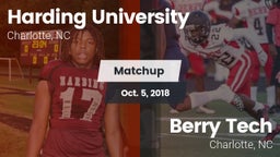 Matchup: Harding University vs. Berry Tech  2018