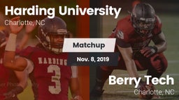 Matchup: Harding University vs. Berry Tech  2019