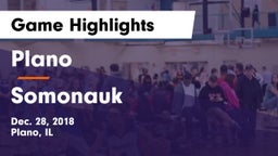 Plano  vs Somonauk Game Highlights - Dec. 28, 2018