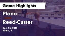 Plano  vs Reed-Custer  Game Highlights - Dec. 26, 2019