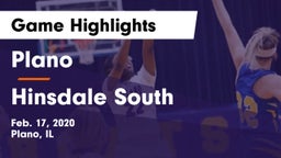 Plano  vs Hinsdale South  Game Highlights - Feb. 17, 2020