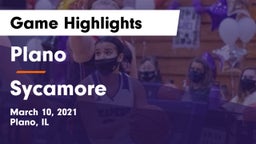 Plano  vs Sycamore  Game Highlights - March 10, 2021