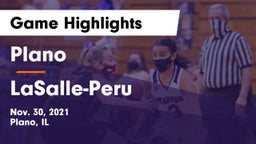 Plano  vs LaSalle-Peru  Game Highlights - Nov. 30, 2021
