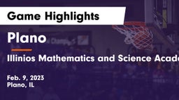 Plano  vs Illinios Mathematics and Science Academy Game Highlights - Feb. 9, 2023