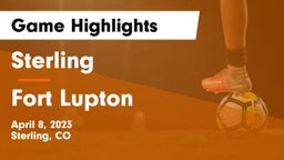 Sterling  vs Fort Lupton  Game Highlights - April 8, 2023