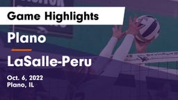 Plano  vs LaSalle-Peru  Game Highlights - Oct. 6, 2022