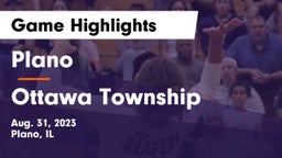 Plano  vs Ottawa Township  Game Highlights - Aug. 31, 2023