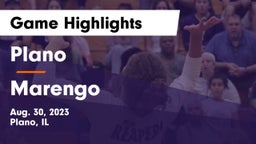 Plano  vs Marengo  Game Highlights - Aug. 30, 2023