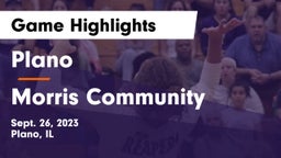 Plano  vs Morris Community  Game Highlights - Sept. 26, 2023
