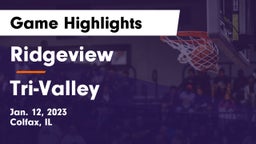 Ridgeview  vs Tri-Valley  Game Highlights - Jan. 12, 2023