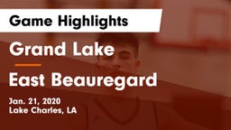 Grand Lake  vs East Beauregard  Game Highlights - Jan. 21, 2020