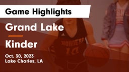 Grand Lake  vs Kinder  Game Highlights - Oct. 30, 2023