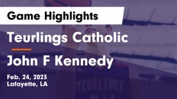 Teurlings Catholic  vs John F Kennedy Game Highlights - Feb. 24, 2023