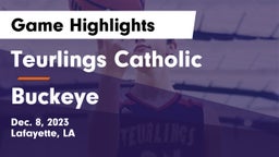 Teurlings Catholic  vs Buckeye  Game Highlights - Dec. 8, 2023