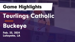 Teurlings Catholic  vs Buckeye Game Highlights - Feb. 23, 2024