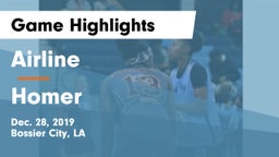 Airline  vs Homer  Game Highlights - Dec. 28, 2019