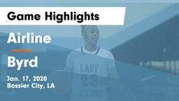 Airline  vs Byrd  Game Highlights - Jan. 17, 2020