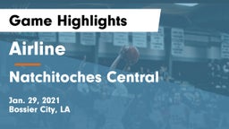 Airline  vs Natchitoches Central  Game Highlights - Jan. 29, 2021