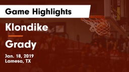Klondike  vs Grady  Game Highlights - Jan. 18, 2019