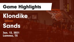 Klondike  vs Sands  Game Highlights - Jan. 12, 2021